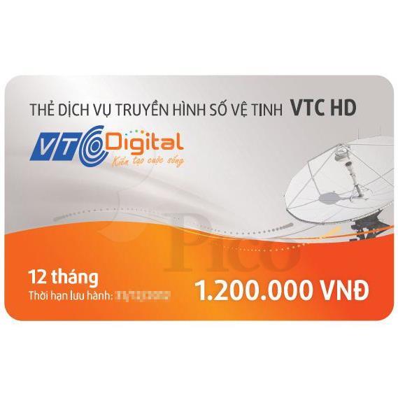 Thẻ cào trả trước gói kênh VTC